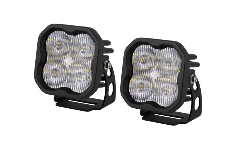 Diode Dynamics DD6122P SS3 LED Pod Sport - White SAE Fog Standard (Pair)