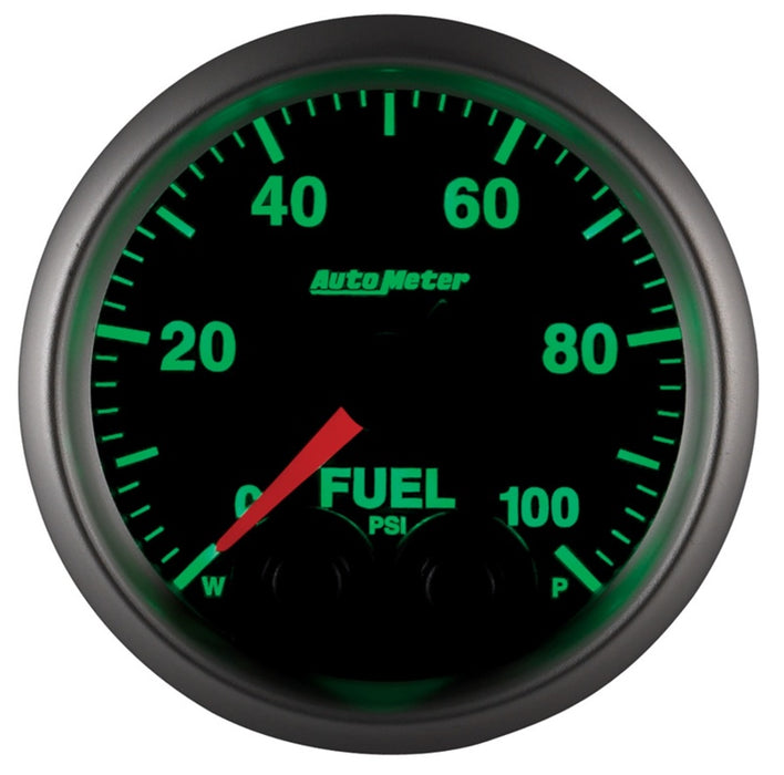 AutoMeter 5671 Autometer Elite 52mm 0-100 PSI Fuel Pressure Peak & Warn w/ Electronic Control Gauge