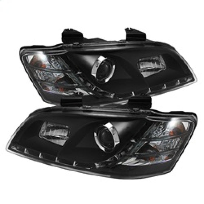 SPYDER 5011626 Spyder Pontiac G8 08-09 Projector Headlights DRL Black High H1 Low H7 PRO-YD-PG808-DRL-BK