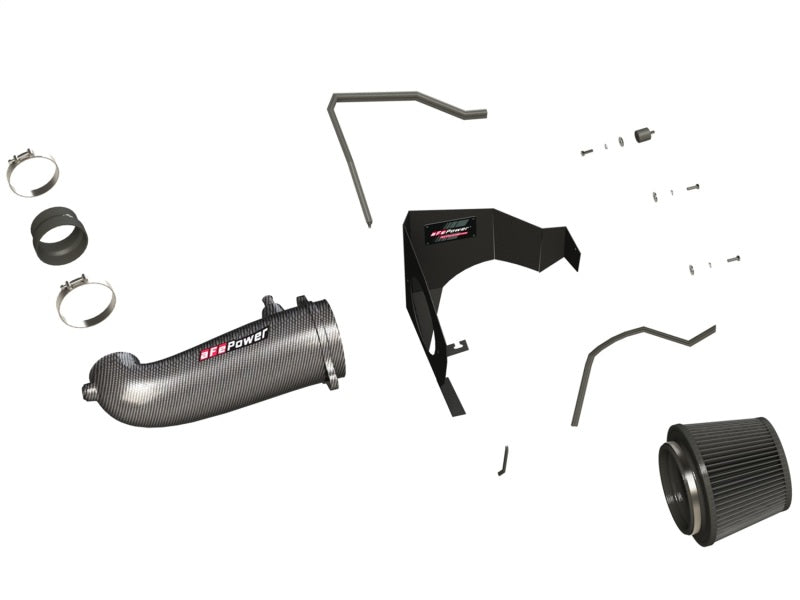 aFe 51-12162-C POWER Magnum FORCE Carbon Fiber Stage 2 Track Series Pro Dry S CAIS - 11-18 Dodge Challenger V8