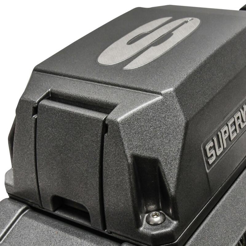 Superwinch 1712201 12000 LBS 12V DC 3/8in x 80ft Synthetic Rope SX 12000SR Winch - Graphite