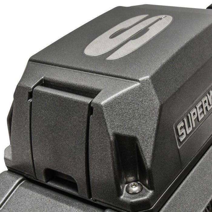 Superwinch 1712201 12000 LBS 12V DC 3/8in x 80ft Synthetic Rope SX 12000SR Winch - Graphite