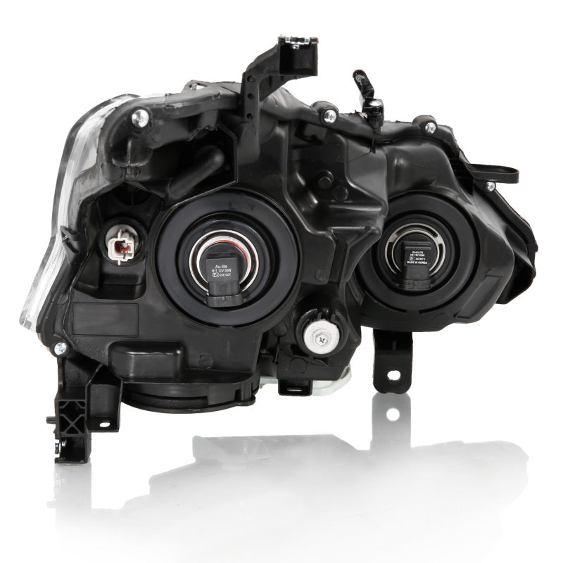 ANZO 121549 2013-2015 Nissan Altima Projector Headlight Black Amber