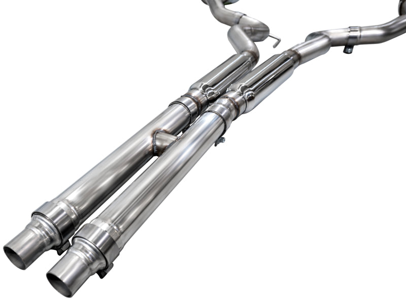AWE Tuning 3015-32650 AWE 2024 Ford Mustang GT Fastback S650 RWD Touring Catback Exhaust w/ Dual Chrome Silver Tips