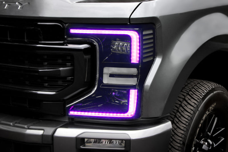 ORACLE Lighting 1449-332 Oracle 2022 Ford F250/350 Super Duty Dynamic ColorSHIFT Headlight DRL Kit w/Switchback