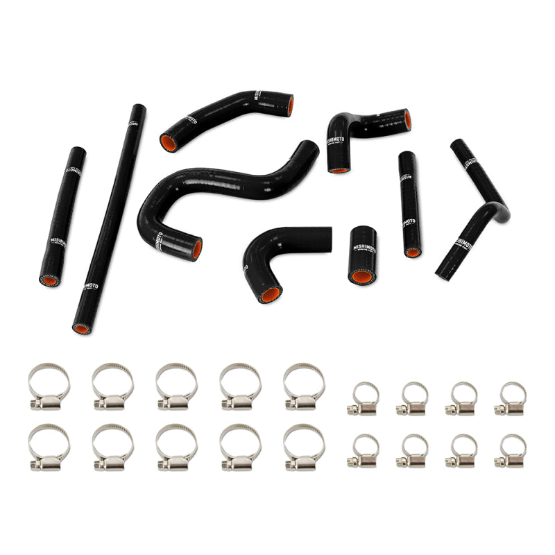 Mishimoto MMHOSE-4RUN34-96HHRBK 96-02 Toyota 4Runner 3.4L (w/ Rear Heater) Silicone Heater Hose Kit - Black