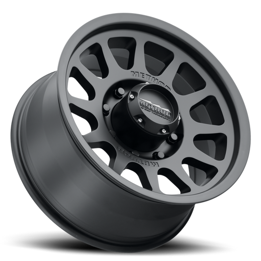 Method Wheels MR70378580500 Method MR703 17x8.5 0mm Offset 8x6.5 130.81mm CB Matte Black Wheel