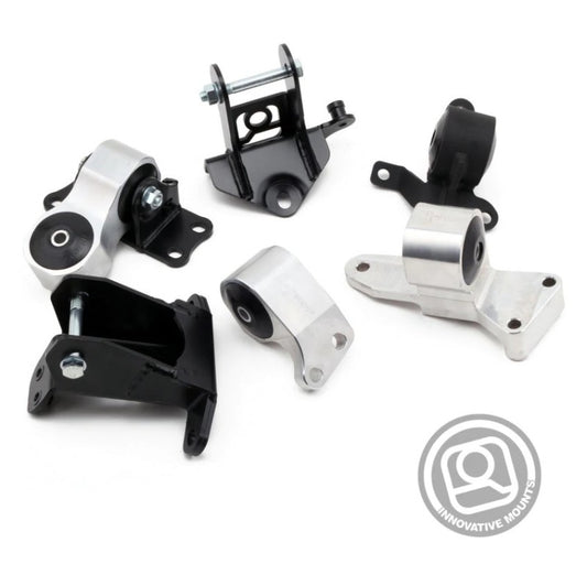Innovative Mounts B90850-75A Innovative 06-11 Honda Civic Si K-Series Silver Billet Aluminum Mounts 75A Bushings (Not K24 Trans)