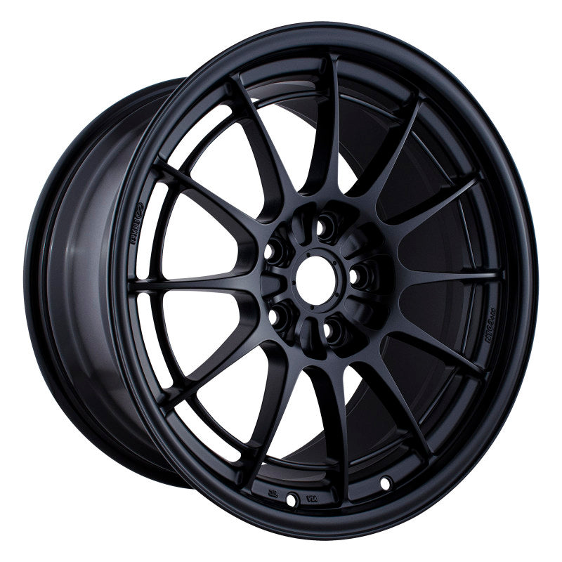 Enkei 3658956540BK NT03+M 18x9.5 5x114.3 40mm Offset 72.6mm Bore Black Wheel G35/350Z *MOQ 40 Wheels*