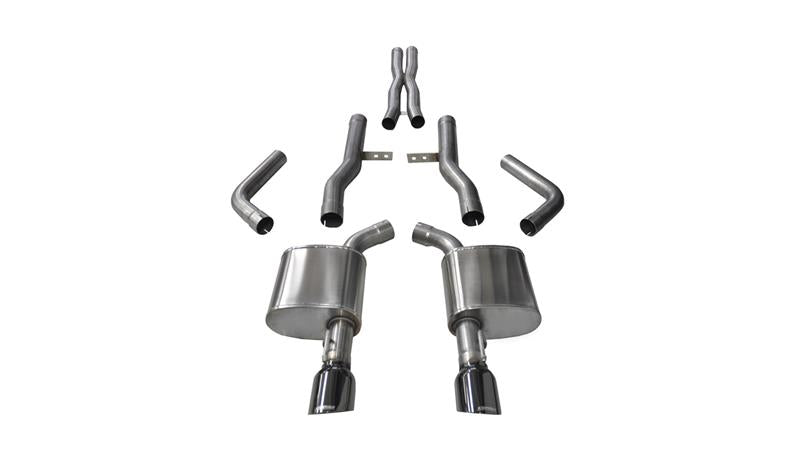 Corsa Performance Exhaust Cat-Back 2.76 in Dual Rear Exit COR14996BLK