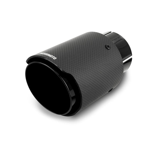 Mishimoto MMEXH-TIP-CF3BK Carbon Fiber Muffler Tip 3in Inlet 4in Outlet Black