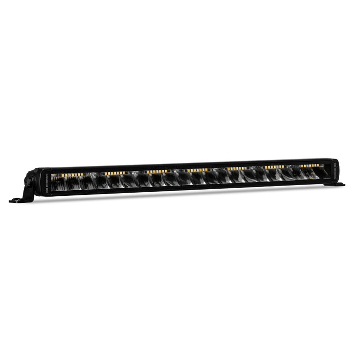 Go Rhino 751052012CSS Xplor Blackout Combo Series Sgl Row LED Light Bar w/Amber (Side/Track Mount) 20.5in. - Blk