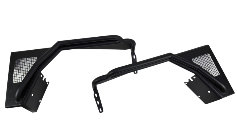 Fishbone Offroad FB23029F 97-06 Jeep Wrangler TJ Steel Tube Fenders Front 3In Flare - Blk Textured Powdercoat