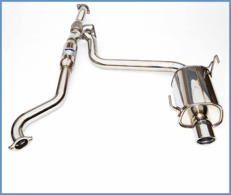 Invidia HS15SW4G3S 15+ Subaru WRX/STI Single Q300 Rolled Stainless Steel Tip Cat-back Exhaust