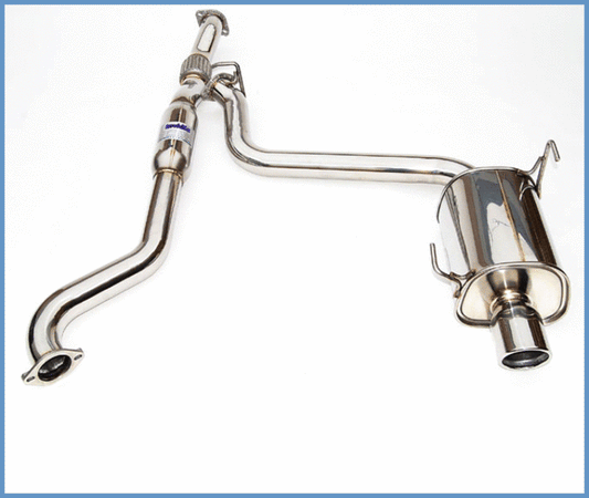 Invidia HS15SW4G3S 15+ Subaru WRX/STI Single Q300 Rolled Stainless Steel Tip Cat-back Exhaust