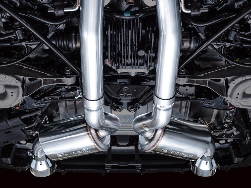 AWE Tuning 3015-32400 AWE 2023 Nissan Z RZ34 RWD Touring Edition Catback Exhaust System w/ Chrome Silver Tips