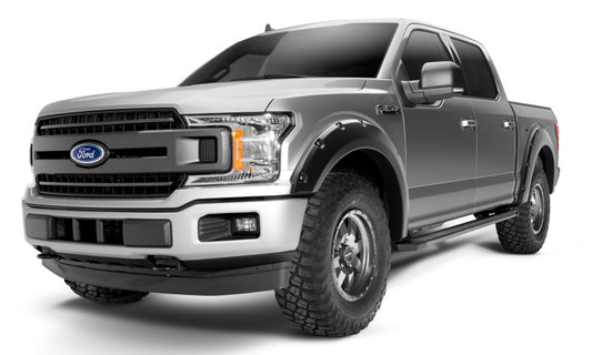Bushwacker 20942-32 17-20 Ford F-250 Super Duty / F-350 Super Duty Pocket Style Flares 4pc - Agate Black Met