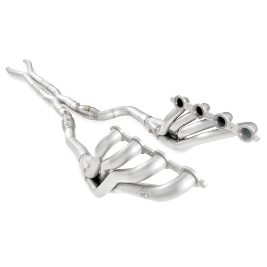 Stainless Works CTSV9HCAT 2009-15 Cadillac CTS-V Headers 2in Primaries High-Flow Cats 3in Leads X-Pipe Factory