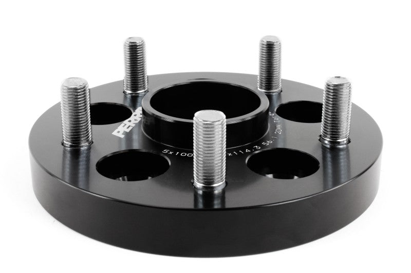Perrin Performance PSP-WHL-220BK PERRIN Subaru/Toyota/Scion 20mm Wheel Adapter (Bolt-On Type) 5x100 to 5x114.3 w/56mm Hub - Pair