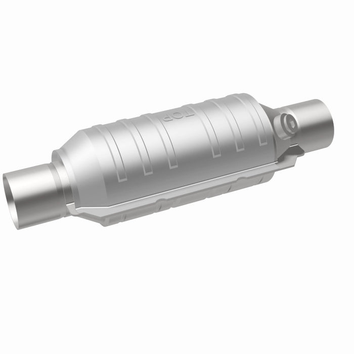 Magnaflow 51304 MagnaFlow Conv Univ 2in Inlet/Outlet Center/Center Round 11in Body L x 5.125in W x 15in Overall L