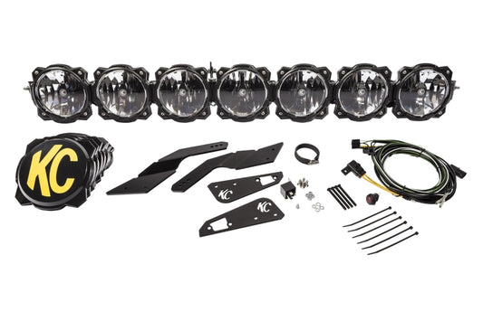 KC HiLiTES 91334 Can-Am X3 45in. Pro6 Gravity LED 7-Light 140w Combo Beam Overhead Light Bar System