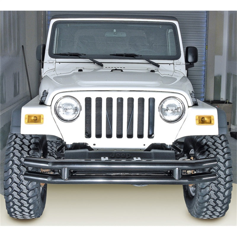 Rugged Ridge 11560.02 3in Double Tube Bumper 76-06 Jeep CJ / Jeep Wrangler