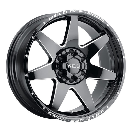 Weld W10909098550 Off-Road W109 20X9.0 Retaliate 6X135 6X139.7 ET10 BS5.50 Gloss Black MIL 106.1