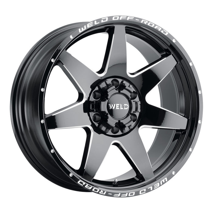Weld W10909098550 Off-Road W109 20X9.0 Retaliate 6X135 6X139.7 ET10 BS5.50 Gloss Black MIL 106.1