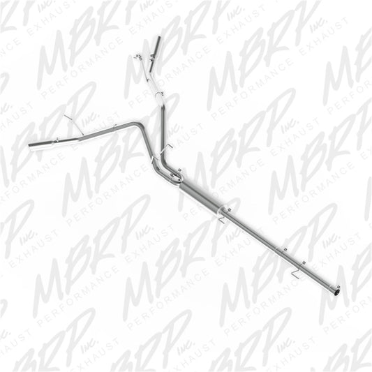 MBRP S5144409 2009 Dodge RAM 1500 5.7L Cat Back Dual Split Side
