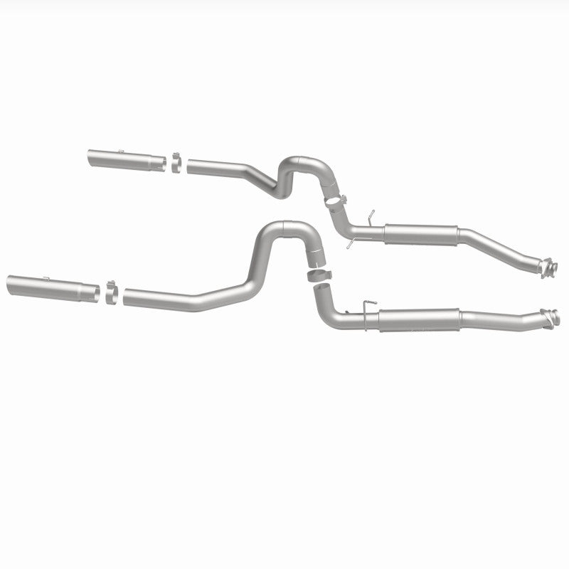 Magnaflow 16394 MagnaFlow 99-04 Mustang Mach 1 V8 4.6L Dual Split Rear Exit Stainless Cat-Back Performance Exhaust