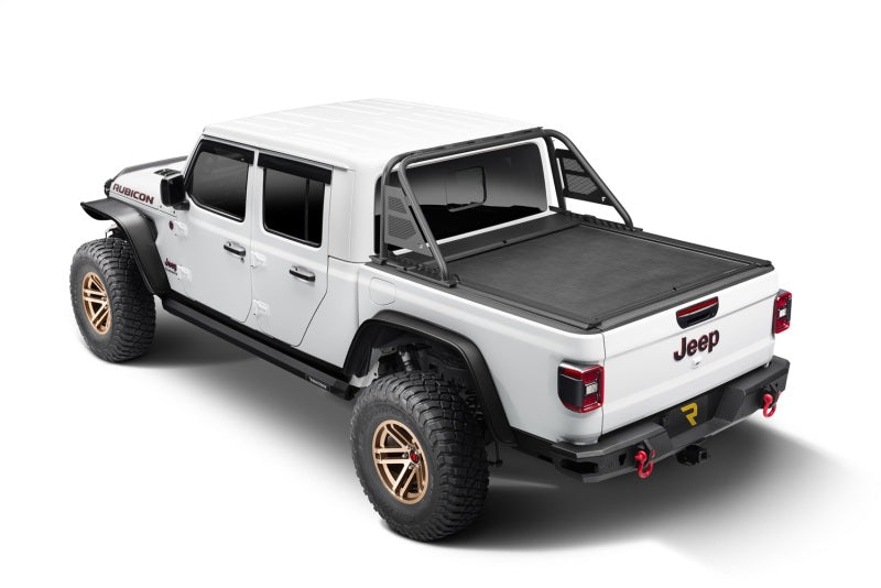 N-Fab J19BR-RLT ARC Sports Bar 20-22 Jeep Gladiator - Textured Black(Roll-N-Lock Cover Fitment Only)