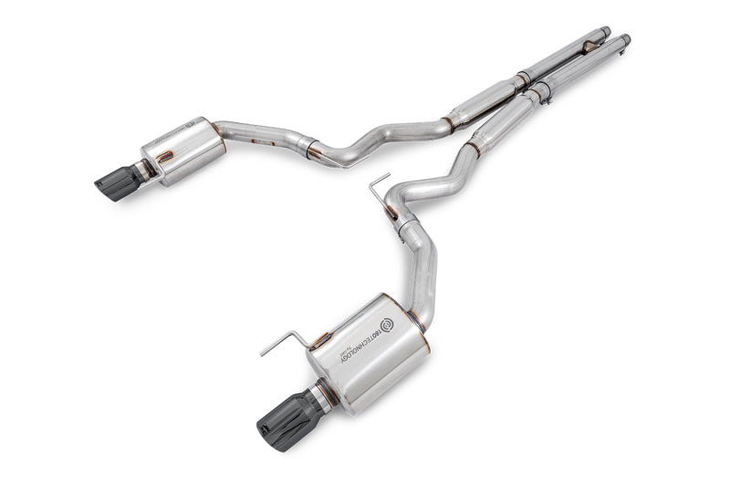 AWE Tuning 3015-33084 S550 Mustang GT Cat-back Exhaust - Touring Edition (Diamond Black Tips)