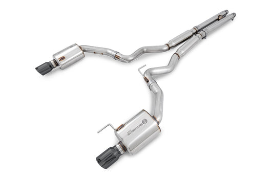 AWE Tuning 3015-33084 S550 Mustang GT Cat-back Exhaust - Touring Edition (Diamond Black Tips)