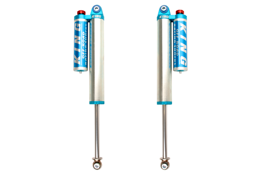 King Shocks 25001-303A 2011+ Chevrolet Silverado 2500/3500/HD Rear 2.5 Dia Piggyback Res Shock w/Adj (Pair)