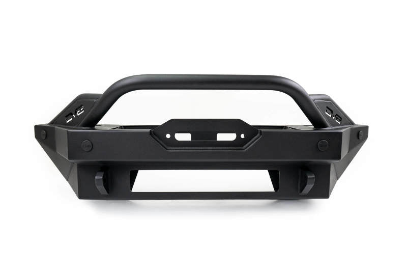 DV8 Offroad FBBR-02 2021+ Ford Bronco Modular Front Bumper Winch Capable w/ Auxiliary Light Mounts