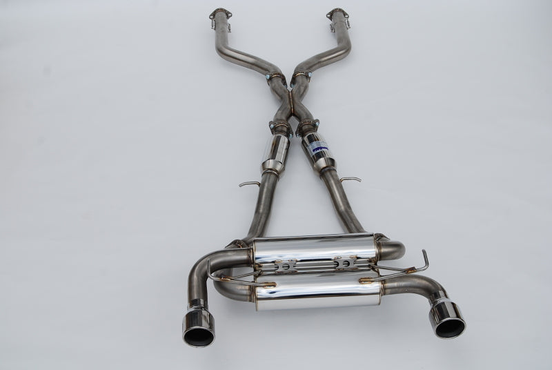 Invidia HS22N4Z7GM1RSL 2022+ Nissan Z 70mm Gemini Cat Back Exhaust - Rolled SS Tips