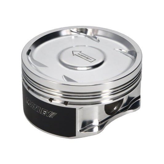 Manley Performance 612000C-4 Manley 04+ Subaru WRX STi (EJ257) STD Stroke 99.5mm STD Bore 8.5:1 Dish Piston Set with Rings
