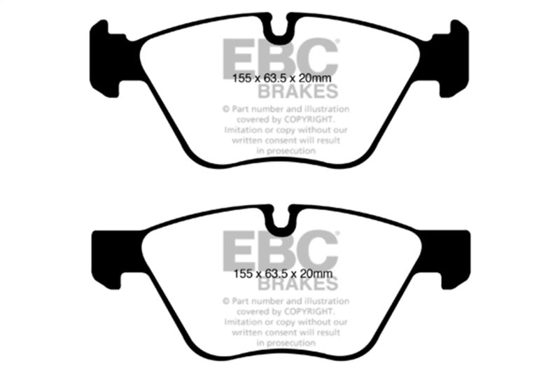 EBC DP41600R 08-10 BMW 128 3.0 Yellowstuff Front Brake Pads