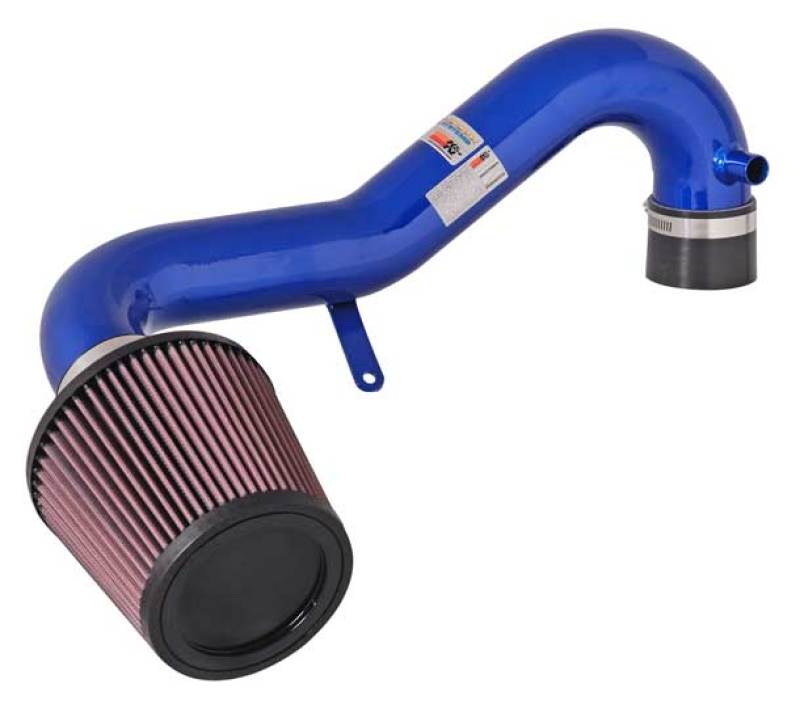 K&N Engineering 69-1008TB K&N 01-05 Honda Civic SR L4-1.7L Blue Typhoon Short RAM Intake