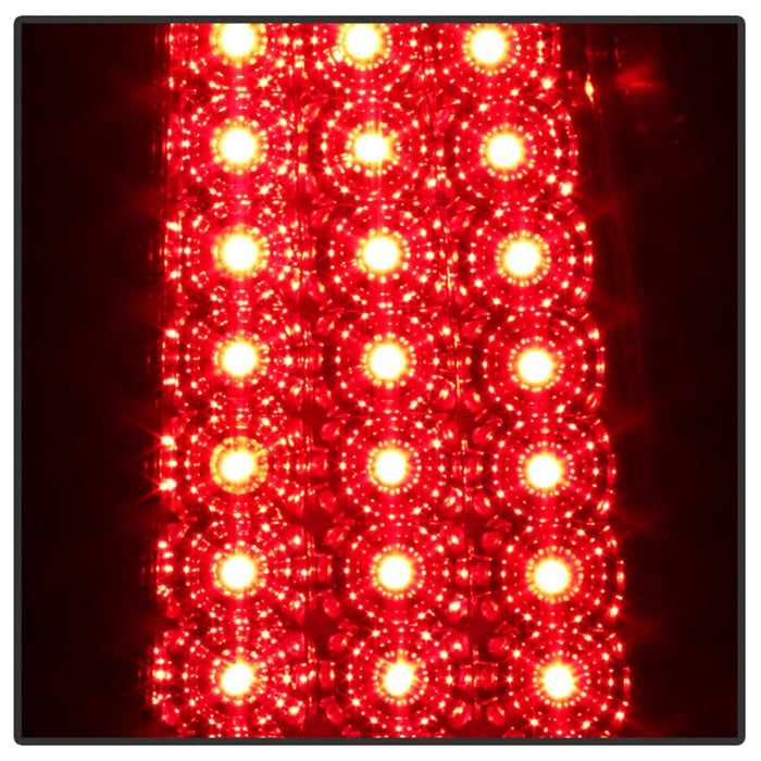 SPYDER 5008831 xTune Chevy Silverado 1500/2500/3500 99-02 LED Tail Lights Red Clear ALT-ON-CS99-LED-RC