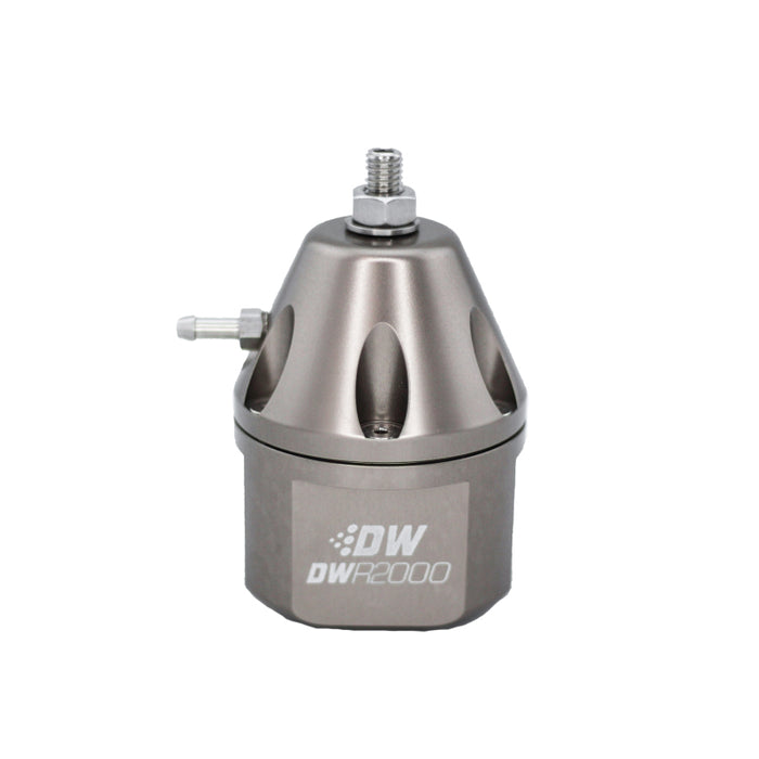 DeatschWerks 6-2000-FRT DWR2000 Adjustable Fuel Pressure Regulator - Titanium