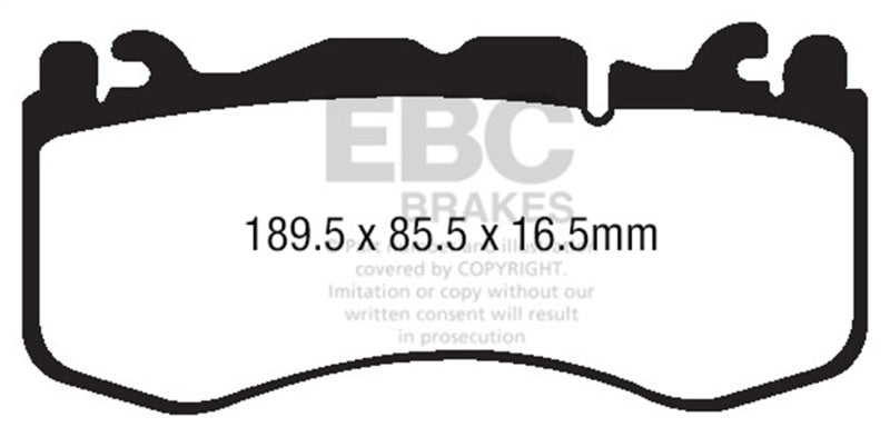 EBC DP42174R 12+ Aston Martin Vantage 4.7 Yellowstuff Front Brake Pads