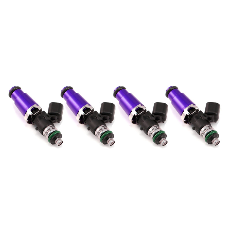 Injector Dynamics 1700.60.14.14.4 1700cc Injectors - 60mm Length - 14mm Purple Top - 14mm Lower O-Ring (Set of 4)