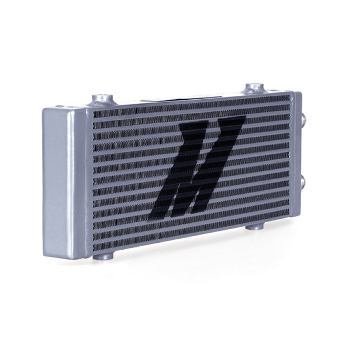 Mishimoto MMOC-DP-MSL Universal Medium Bar and Plate Dual Pass Silver Oil Cooler