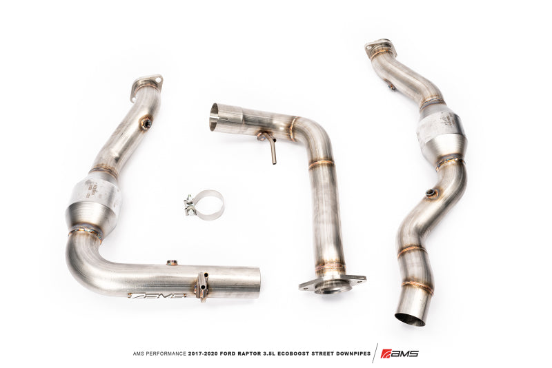 AMS AMS.45.05.0001-2 Performance 17-20 Ford Raptor 3.5L Ecoboost Street Downpipes