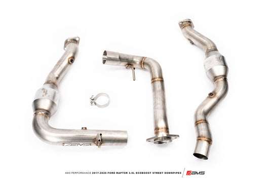 AMS AMS.45.05.0001-2 Performance 17-20 Ford Raptor 3.5L Ecoboost Street Downpipes
