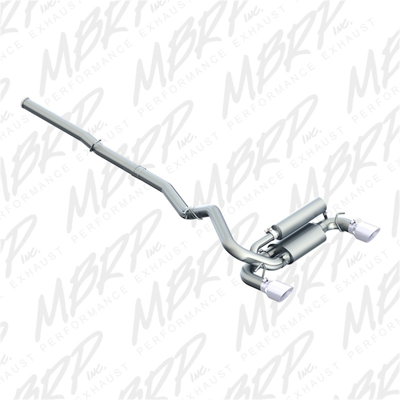 MBRP S4203AL 2016+ Ford Focus RS 3in Aluminized Dual Outlet Cat-Back Exhaust