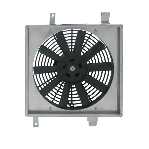 Mishimoto MMFS-DBP-26 22x18x3.5 Dual Pass Race Radiator Aluminum Fan Shroud Kit