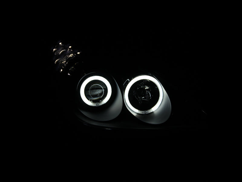 ANZO 121232 2002-2003 Lexus Es300 Projector Headlights w/ Halo Black