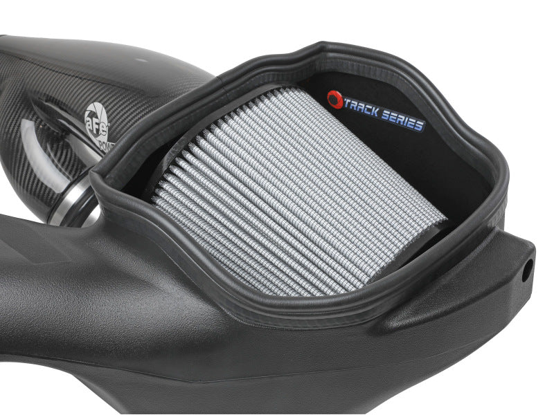 aFe 57-10010D 17-20 Ford F-150/Raptor Track Series Carbon Fiber Cold Air Intake System With Pro DRY S Filters